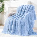 Super Fuzzy Soft Sherpa Fleece Weighted Blanket, 20 lbs Dual Sided Fluffy Heavy by EazfyPro