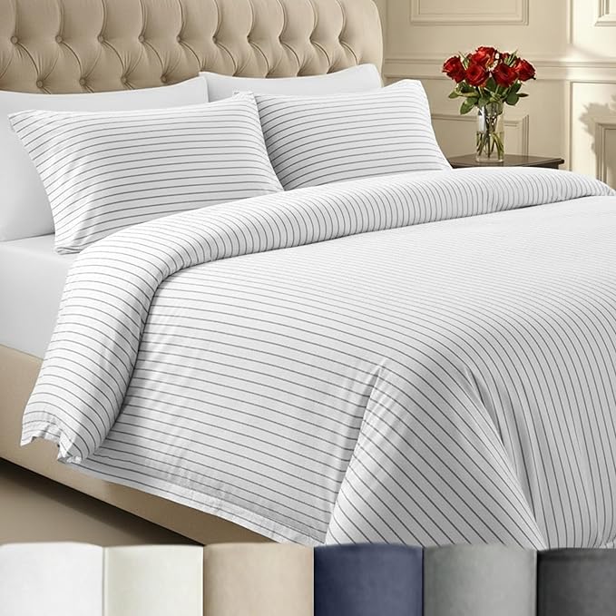 California Design Den Printed 100% Cotton Full/Queen Duvet Cover Set by CaliforniaDesignDen