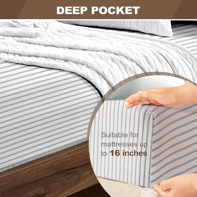 FreshCulture Twin XL Fitted Sheet Only - Image 4