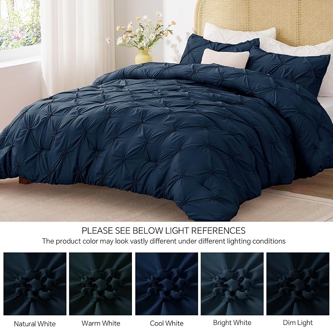 BEDELITE Navy Queen Comforter Set - Image 8