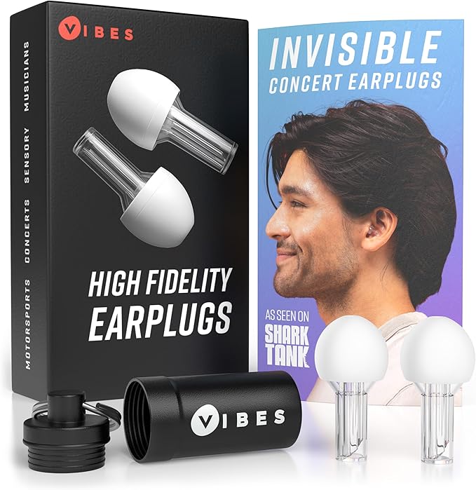VIBES High Fidelity Concert Ear Plugs – Reusable Noise Reducing Ear Plugs by VIBES