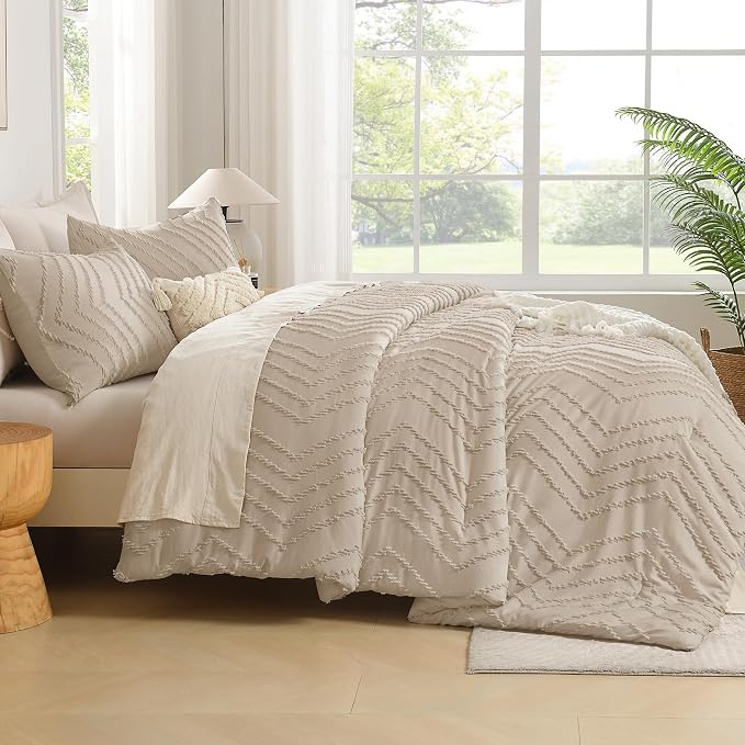 Andency Khaki Twin/Twin XL Comforter Set, Twin Bed Comforter - Image 7