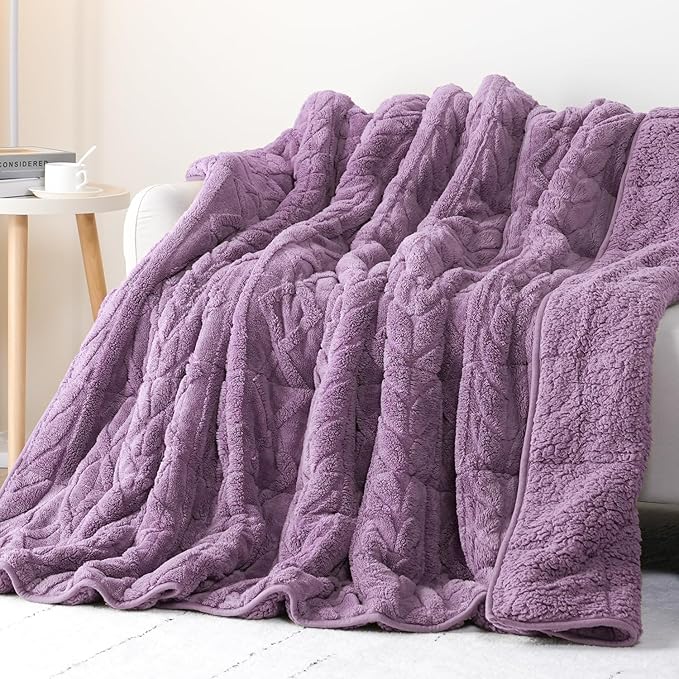 Cottonblue Jacquard Weighted Blanket 15lbs by Cottonblue