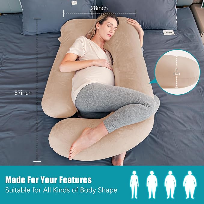 Cute Castle Pregnancy Pillows, Soft U-Shape Maternity Pillow - Image 3