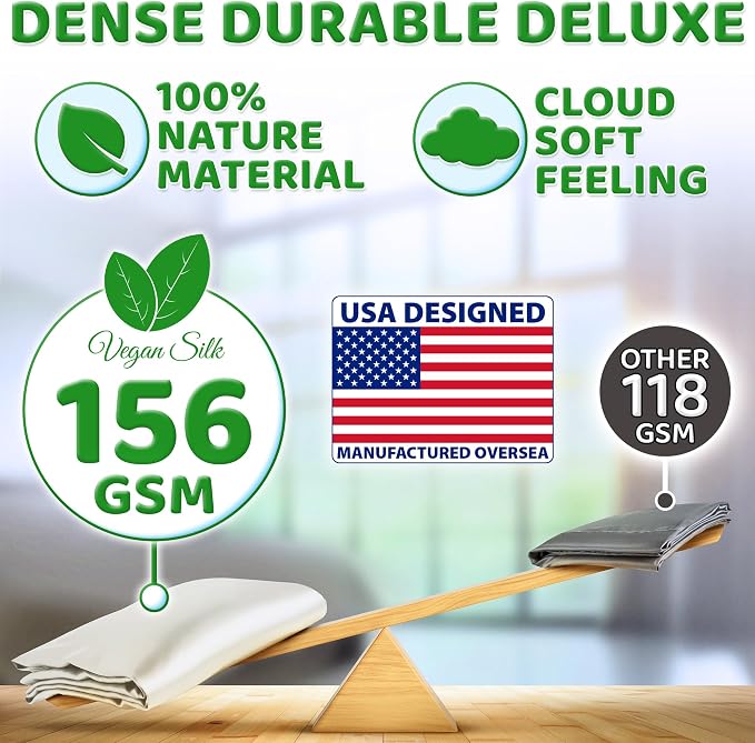 Pillow Cases - 100% Viscose Derived from Bamboo - Cooling Pillowcase - Standard - Image 2