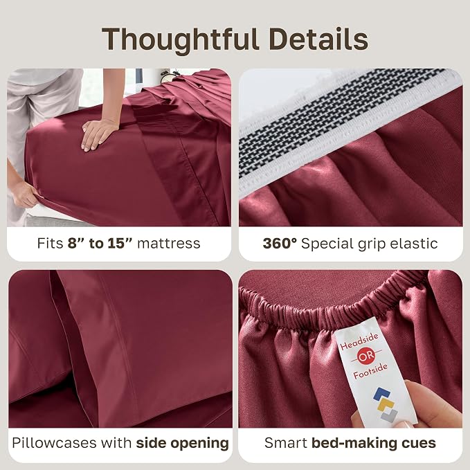 California Design Den Split King Sheets Set - Image 5