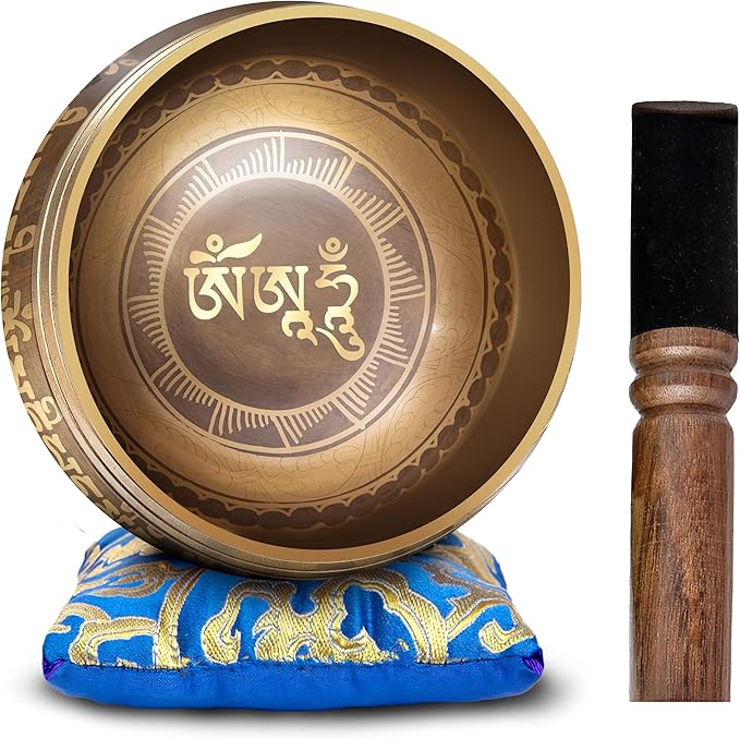 Tibetan Singing Bowl Set by HimalayanBazaar