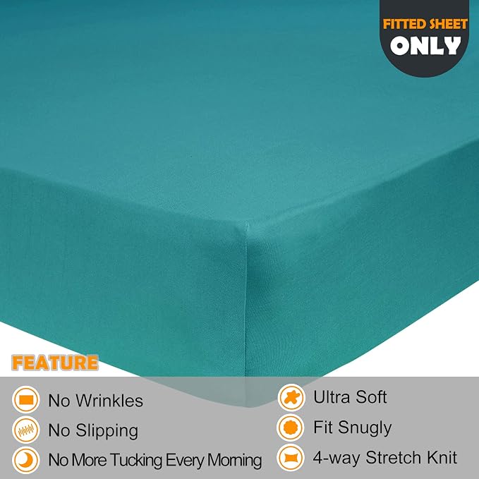 Stretch Full Fitted Sheet Only - Image 2