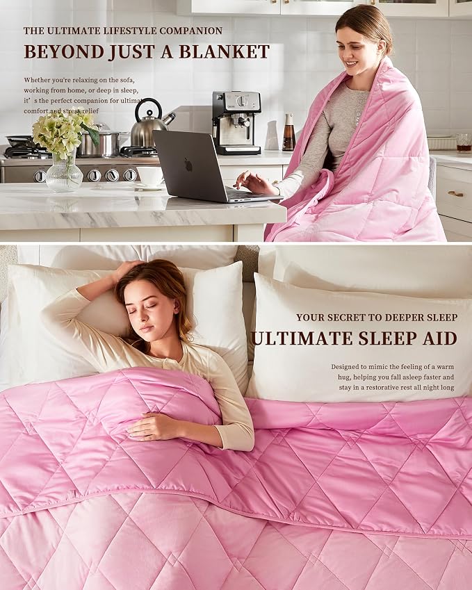 L'AGRATY King Size Weighted Blanket - Image 5