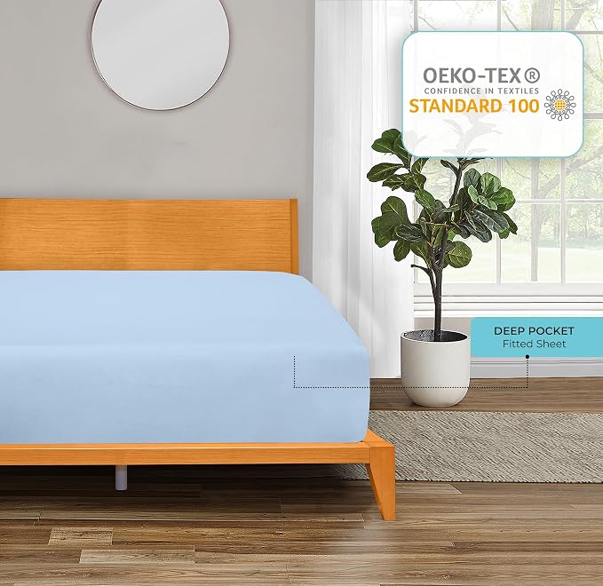 Royale Linens Fitted Sheet King - Image 7