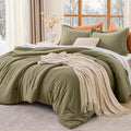 MUXHOMO Queen Comforter Set, All Season Ultra Soft Down Alternative Bedding by MUXHOMO