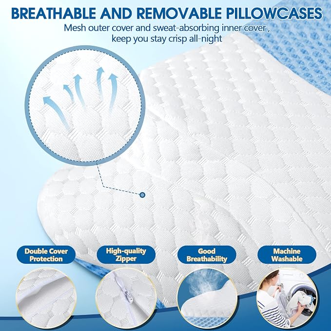 CHxxy Memory Foam Pillows, Cervical Pillow - Image 6