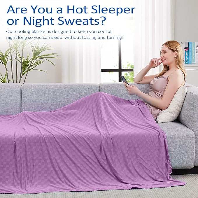 Topcee Cooling Blanket, Summer Cooling Blankets - Image 4