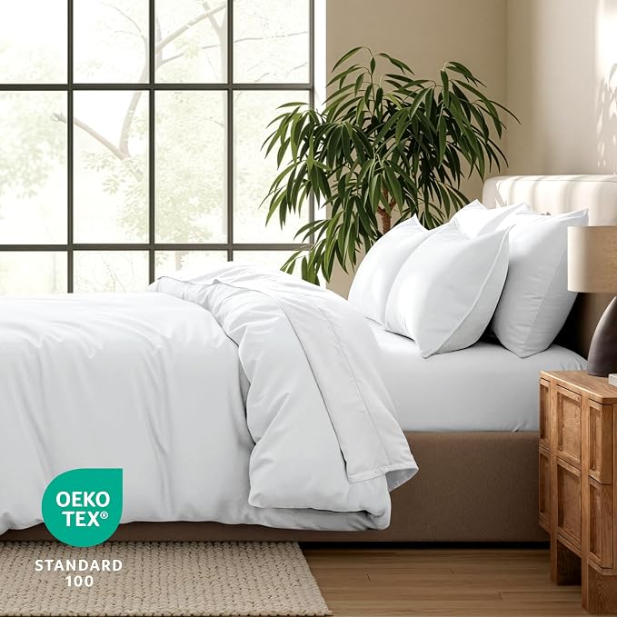 Bare Home Bedding Duvet Cover Oversized Queen Size - Image 5