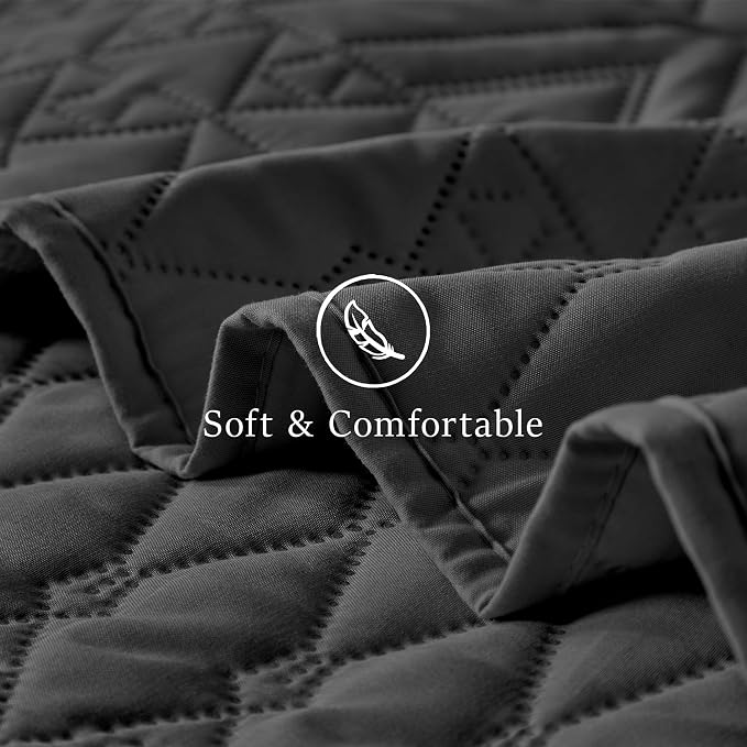 akkialla Full/Queen Size Quilt Bedding Set, Modern Style Geoetric Pattern - Image 6