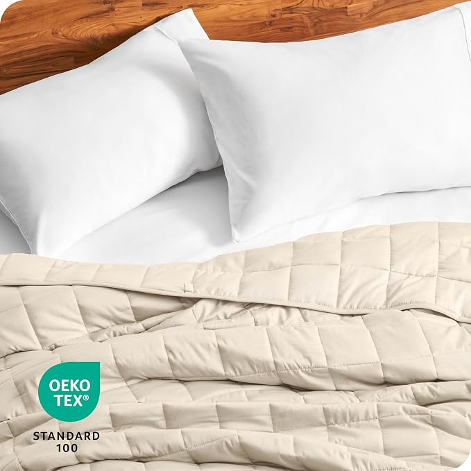 Bare Home Weighted Blanket King Size 25lb - Image 7