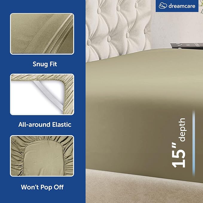 DREAMCARE King Size Sheets Set - Image 2
