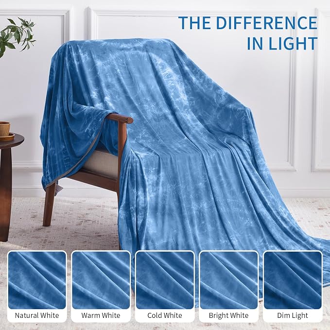 Guohaoi Cooling Blanket for HotSleepers, Decortive Tie Dye, Absorbs Heat to - Image 4