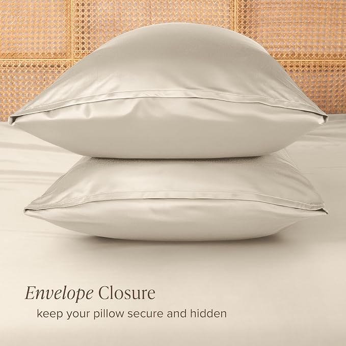 Bare Home 100% Rayon Made from Bamboo Luxury King Size Set of 2 Cooling - Image 3