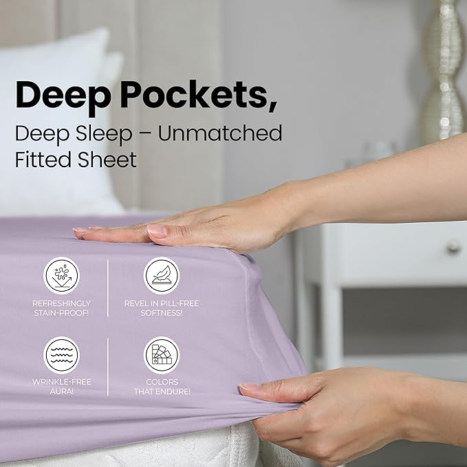 Utopia Bedding Twin Fitted Sheet - Image 4