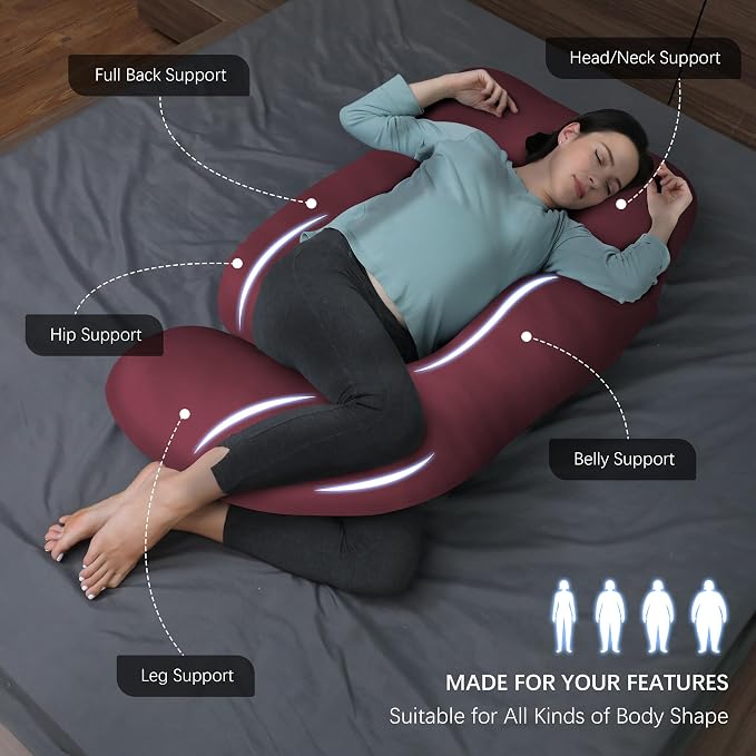 MOON PARK Pregnancy Pillows for Sleeping - Image 2