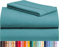 LuxClub 3 PC Sheet Twin Size Sheet Set Bed Sheets Deep Pockets 18" Eco Friendly by LuxClub