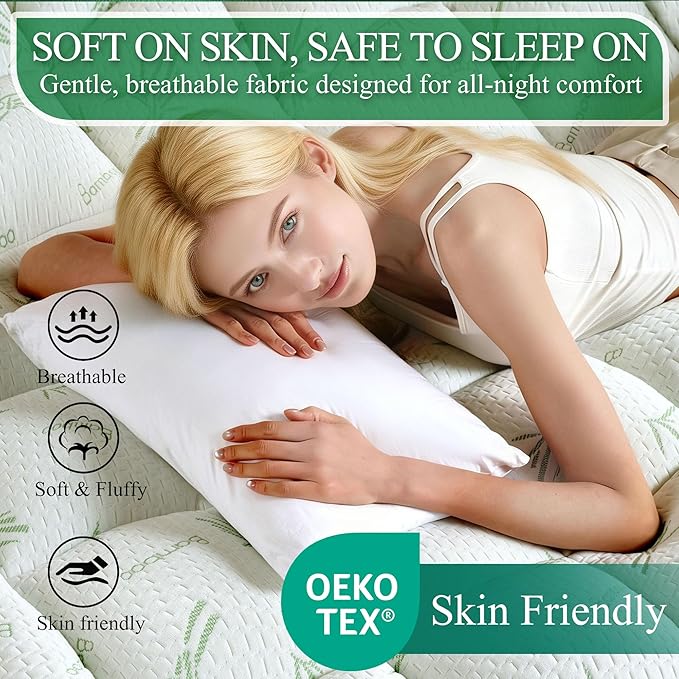 3 Inch King Mattress Topper, Plush Pillow Top Matress Topper - Image 5