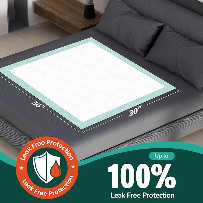 MILDPLUS Bed Pads with Adhesive Strips 30''X36'', Kids and Pet - Image 4
