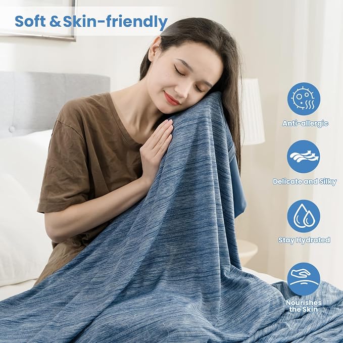OIGAE Cooling Blanket for Hot Sleepers - Image 7