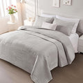 Whale Flotilla Ultra Soft Queen Quilt Bedding Set, Lightweight Microfiber Light by WHALEFLOTILLA