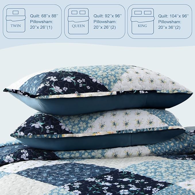 Exclusivo Mezcla Reversible Boho Quilts King Size - Image 6