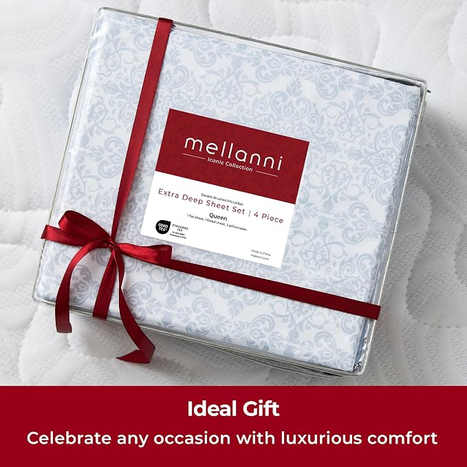 Mellanni Extra Deep California King Sheets - Image 9
