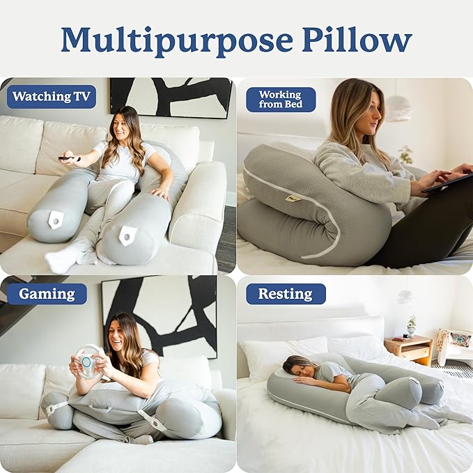 Plufl Hugl Cooling Body Pillow for Adults Made - Image 4