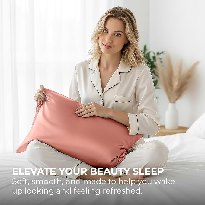 Pure Bedding Satin Pillowcase 2 Pack - Image 5