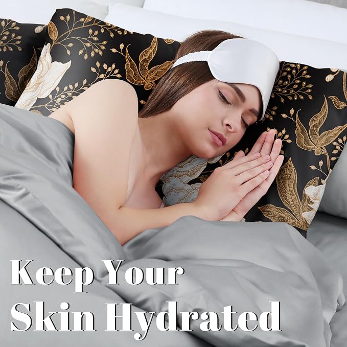 EXQ Home Satin Pillowcase for Hair and Skin Queen - Image 4
