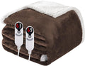 Electric Heated Blanket Queen Size 84"x90", Soft Flannel by Soypipo