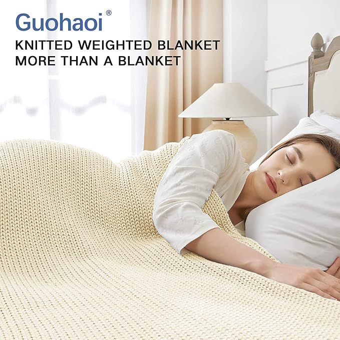 Guohaoi Knitted Weighted Blanket - Image 3