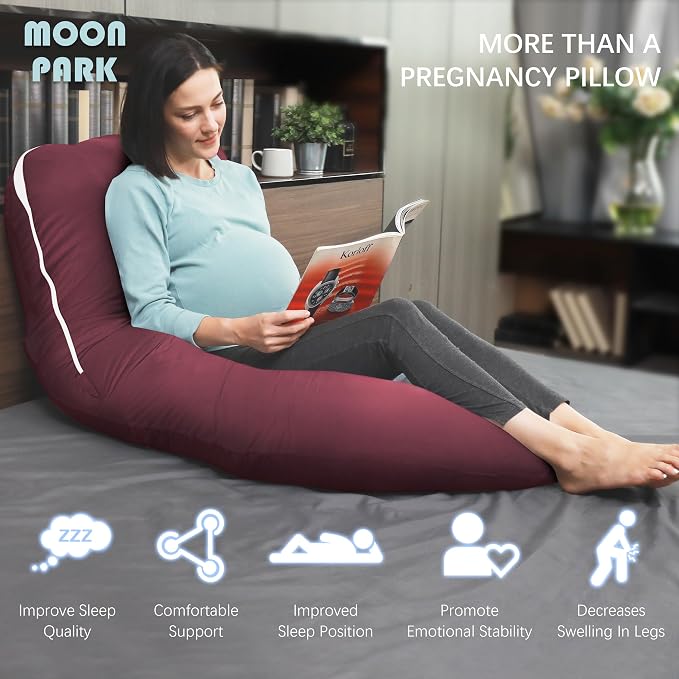 MOON PARK Pregnancy Pillows for Sleeping - Image 4