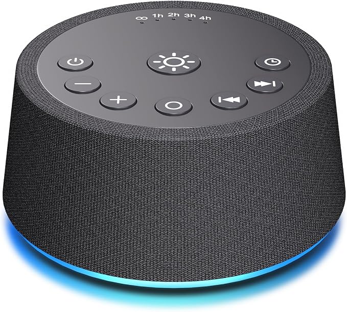 SoundLegend White Noise Sleep Sound Machines 30 Sounds 12 Colors Light 32-Level - Image 9