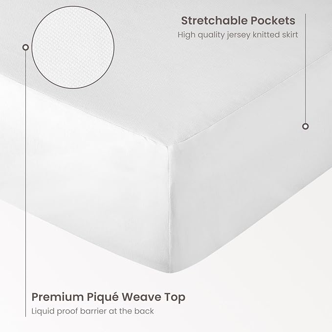 Bioweaves Organic Waterproof Mattress Protector – GOTS Certified Organic Cotton - Image 3
