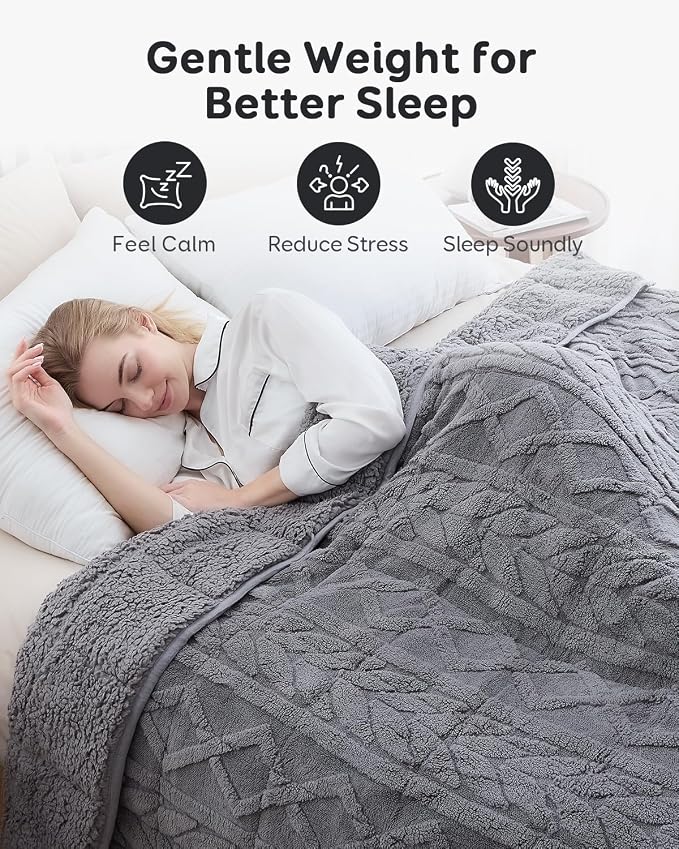 Sivio Weighted Blanket Full Size 15 lbs - Image 2