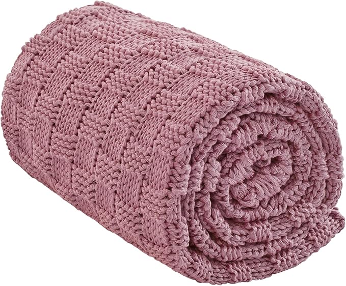 Knitted Weighted Blanket Kids, No Beads Heavy Blanket 36” x 48'' 3lbs, by Unknown