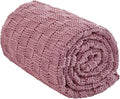 Knitted Weighted Blanket for Adult, No Beads Heavy Blanket 50” x 60'' 5lbs by Unknown