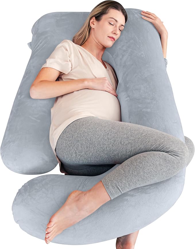 Cute Castle Pregnancy Pillows, Soft U-Shape Maternity Pillow by Cute+Castle