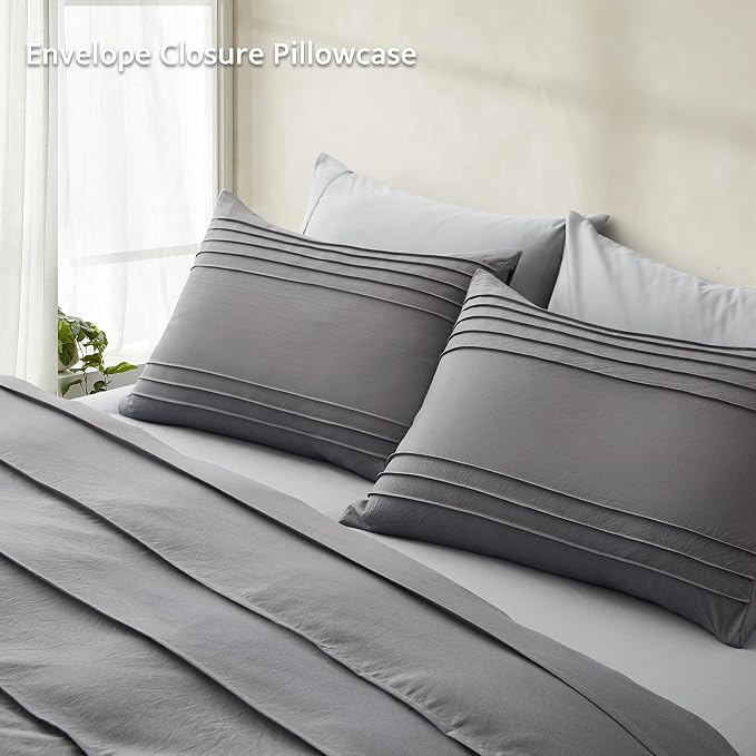 Oli Anderson Grey Duvet Cover Queen Size - Image 6