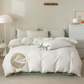 mixinni Red Floral Duvet Cover Set Twin XL Size by mixinni