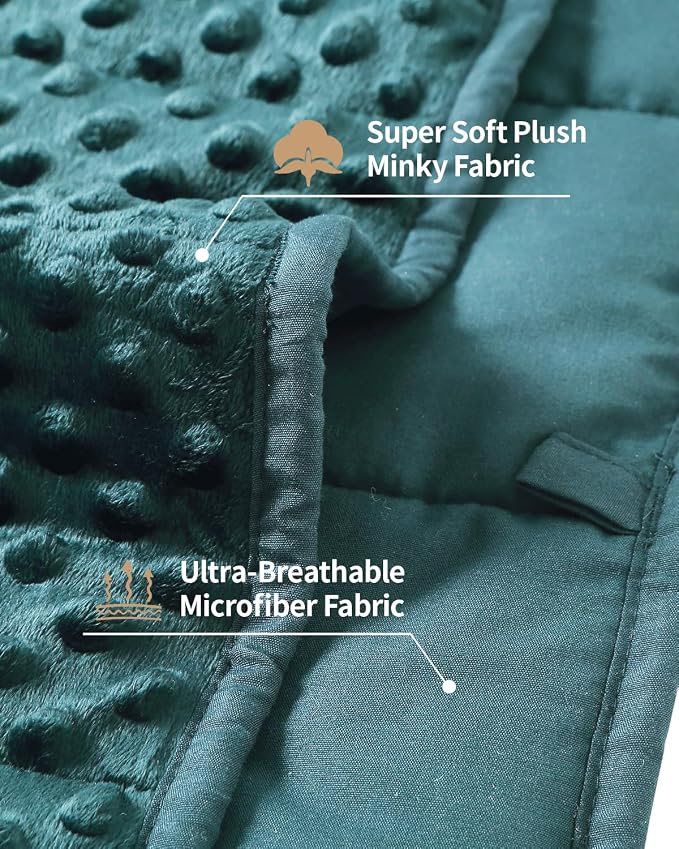 Mr. Sandman Weighted Blanket for Adults Queen Size 20 lbs, Soft Cooling Heavy - Image 2