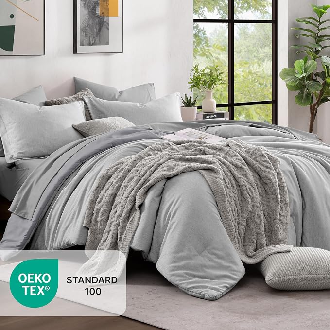 Monbix King Size Comforter Set, King Size Comforter Set 7 Pieces, Cationic - Image 5
