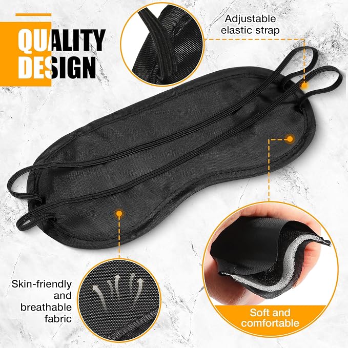Tarpop 200 Pcs Eye Mask Sleeping Blindfold Eye Cover - Image 7