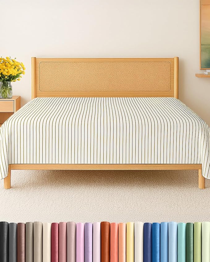 Twin XL Size Flat Sheet by CGKUnlimited